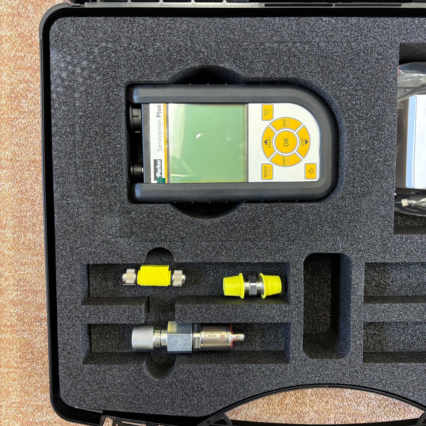 Parker Sensocontrol  8 - 300L/min Flow & Pressure Test Kit