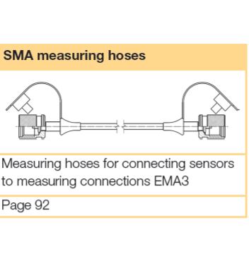 SMA3-4000CF 4000mm SMA Pressure Test hose M16 x 2 both ends