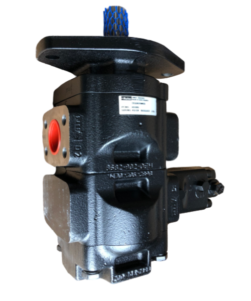 FERMEC - Massey Ferguson - Terex 3518079M92 Twin Hydraulic Pump 37 + 29 CC/REV - Unwin Hydraulic Engineering