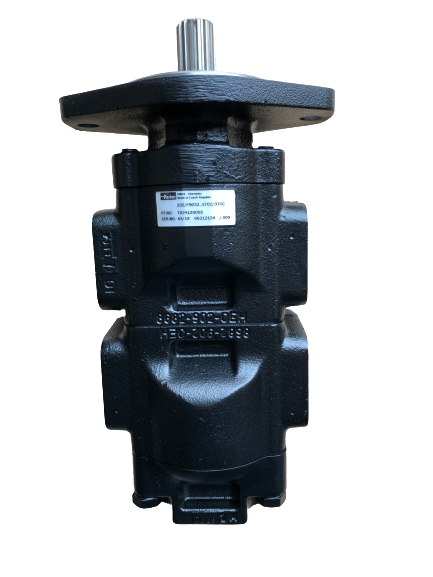 20/925586 Genuine Parker / JCB 3CX Twin Hydraulic Pump 29 + 23 CC/REV - Unwin Hydraulic Engineering