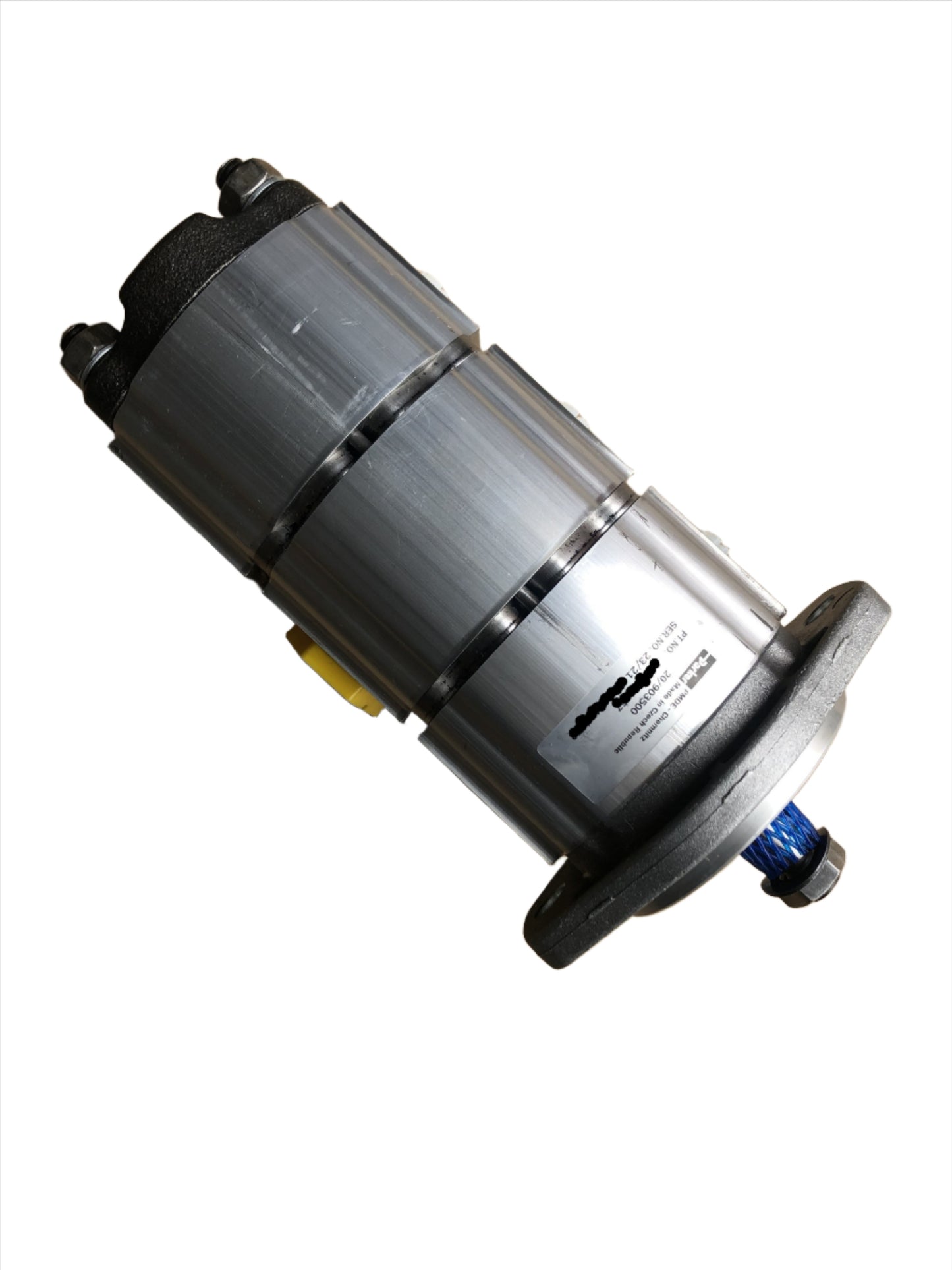 20/903500 Genuine Parker / JCB Triple Hydraulic Pump 4.5 + 6 + 6 CC/REV - Unwin Hydraulic Engineering