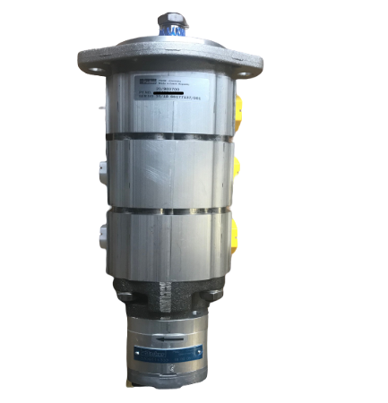 20/903700 Genuine Parker / JCB Quad Hydraulic pump 7 + 8.4 + 8.4 CC/REV - Unwin Hydraulic Engineering