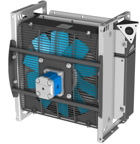 ASA0177 Hydraulic motor Air Blast Oil Cooler ASA0177AH11 1.5KW - Unwin Hydraulic Engineering