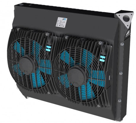 ASA0367 DC Oil Air Blast Oil Cooler ASA0367AD01 12 Volt - Unwin Hydraulic Engineering