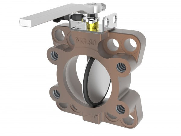 ASA SAE 2" -DIN50 -AF50 Butterfly Flange / Valve SDA0050 - Unwin Hydraulic Engineering