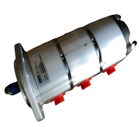 20/916000 Genuine Parker / JCB Triple Hydraulic Pump 8 + 12 + 12 CC/REV - Unwin Hydraulic Engineering