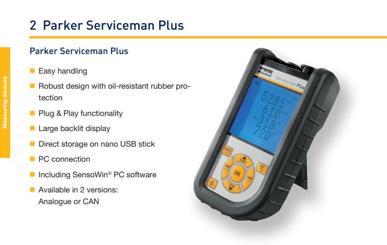 Parker Sensocontrol  SCM-155-2-05 CAN  Serviceman Plus CAN