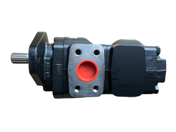 Genuine Parker / Massey Ferguson - Terex Twin Hydraulic Pump 37 + 37 CC/REV - Unwin Hydraulic Engineering